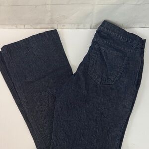 Z. Cavaricci Size 11 Indigo High Waist Flare Jeans with a Sparkle